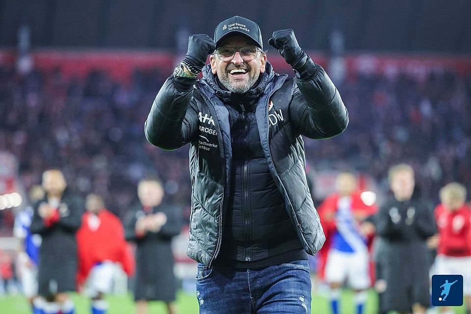 Hält sich Pele Wollitz mit den Cottbusern weiter oben?