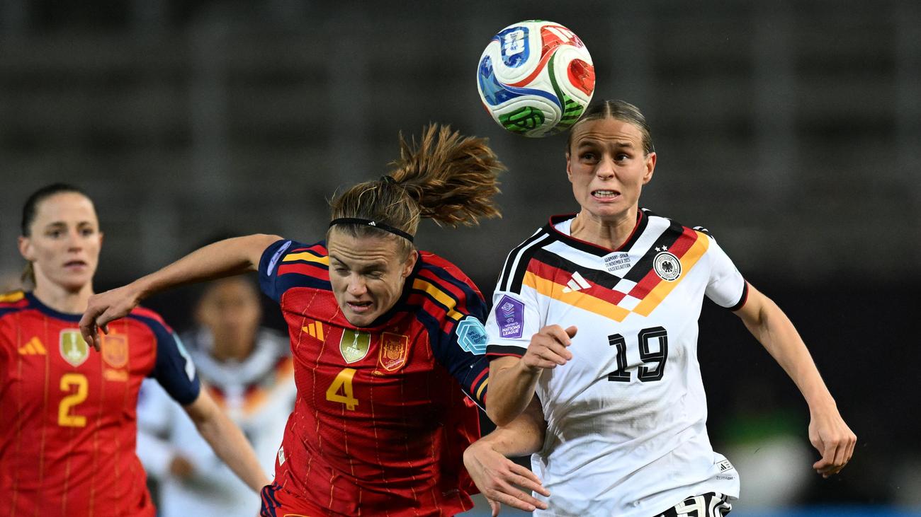 Finale der Nations League: Deutschland verpasst Hinspiel-Sieg gegen Spanien