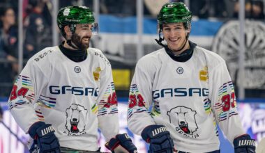 Eisbären Berlin gewinnen mit 6:1 in Wolfsburg