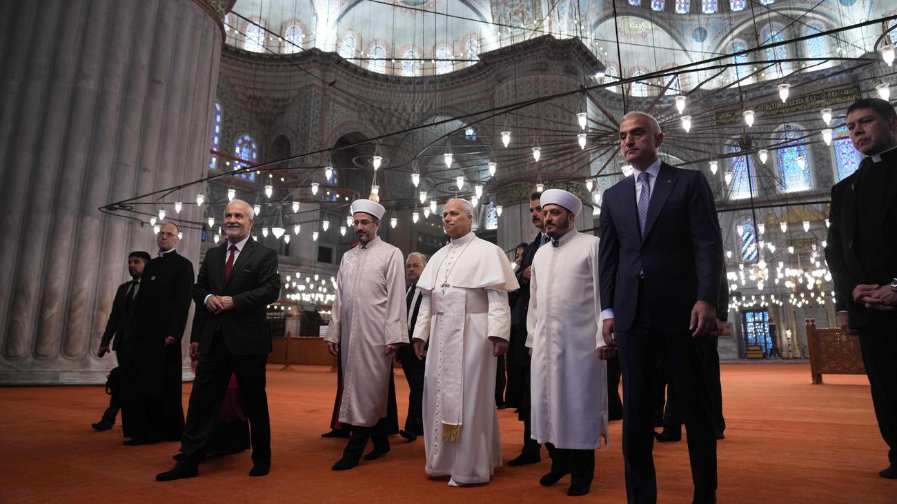 Türkei: Papst besucht die Blaue Moschee in Istanbul