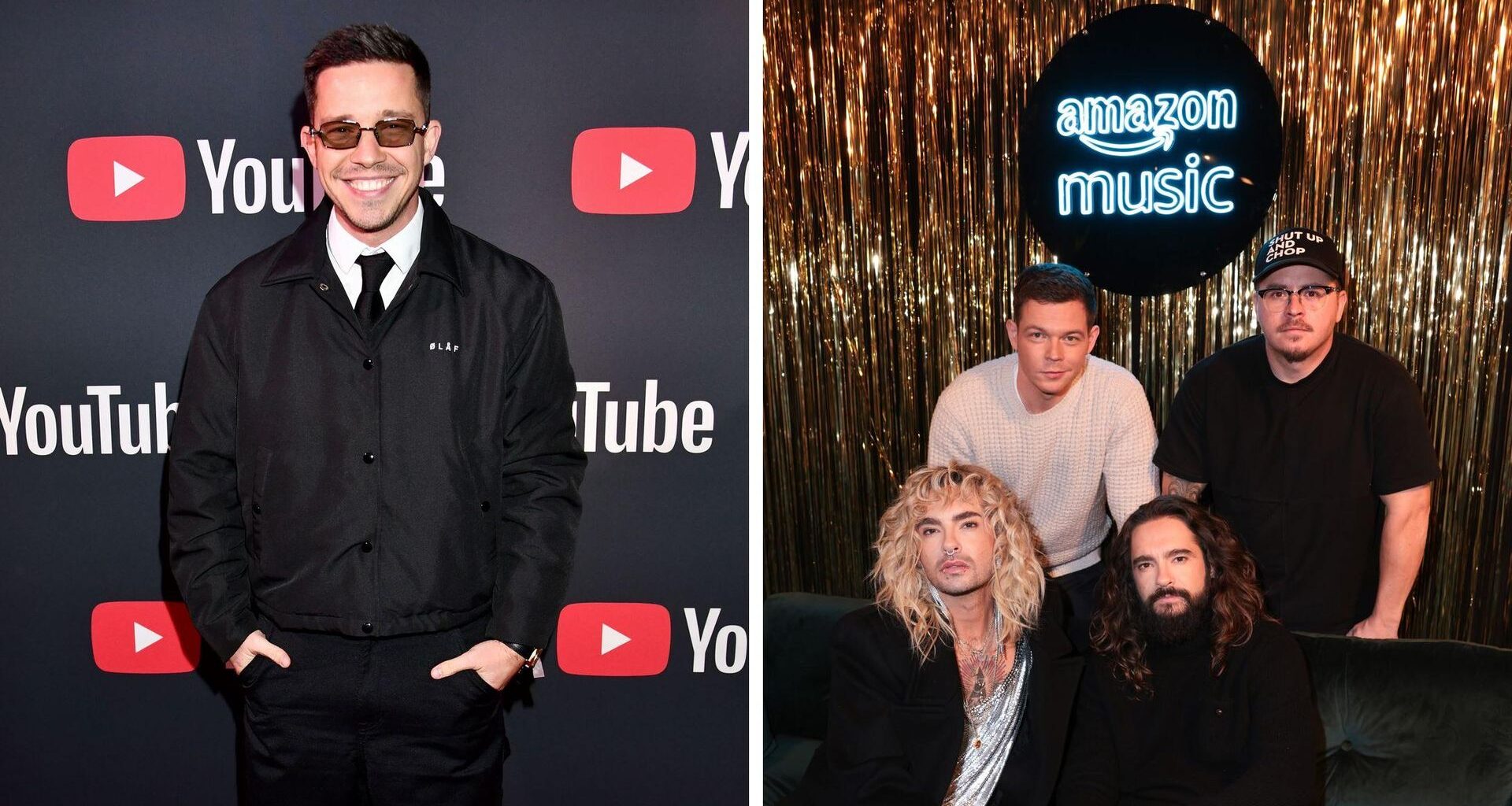 Collage: Nico Santos und Tokio Hotel