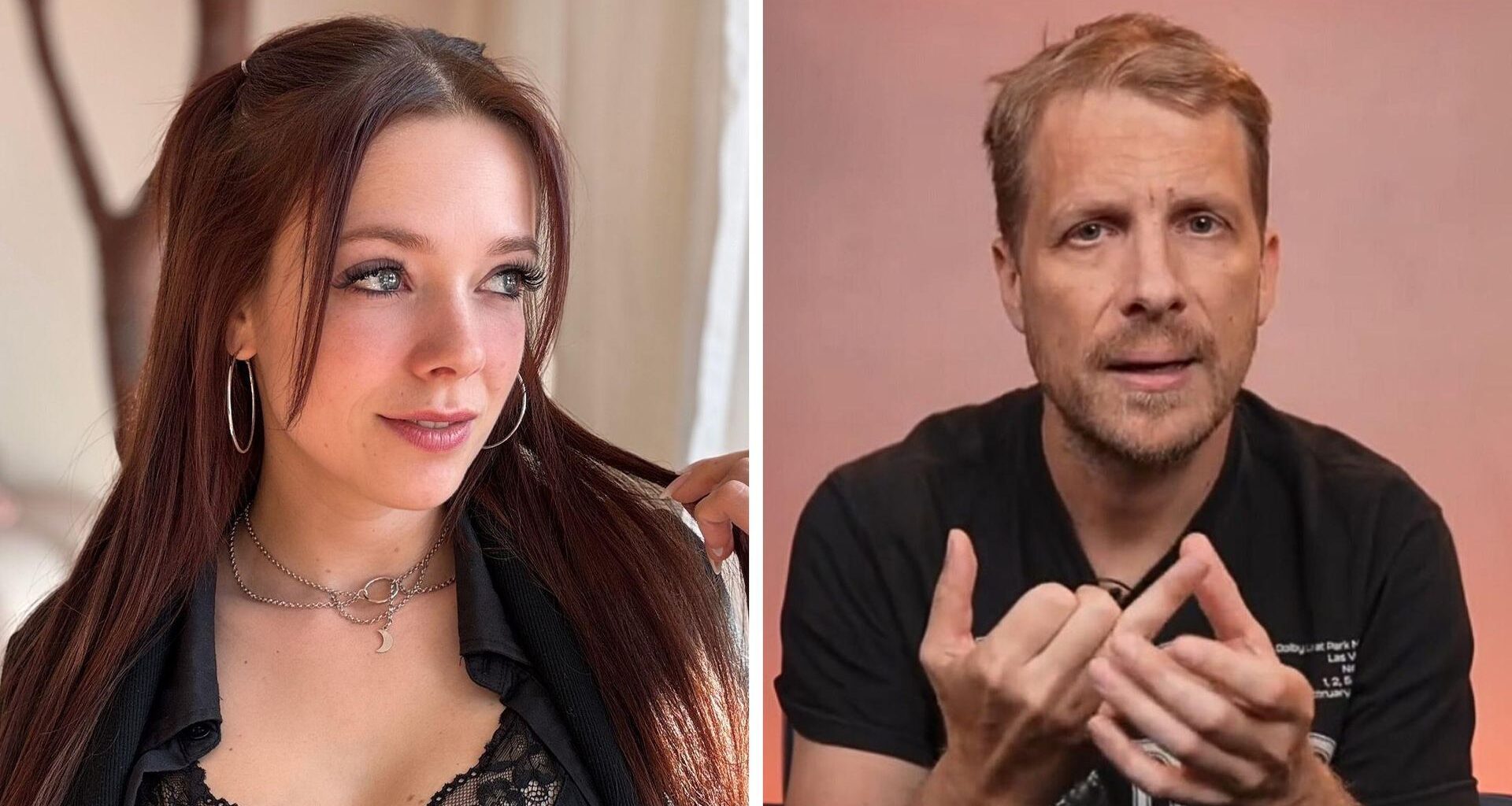 Anne Wünsche und Oliver Pocher, Collage