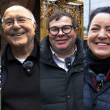 Eine Zusammenstellung fünf verschiedener Personen, die in die Kamera lächeln.