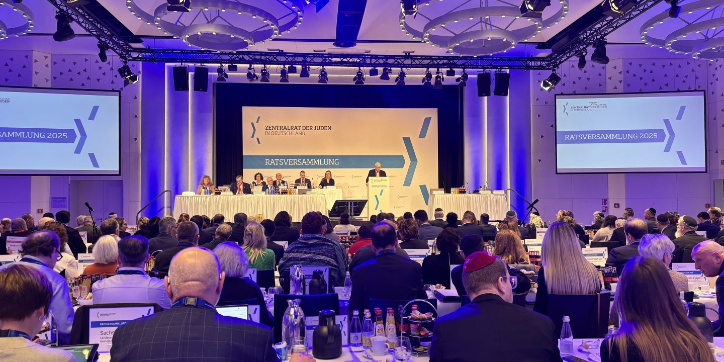 Ratsversammlung des Zentralrats der Juden tagt in Frankfurt