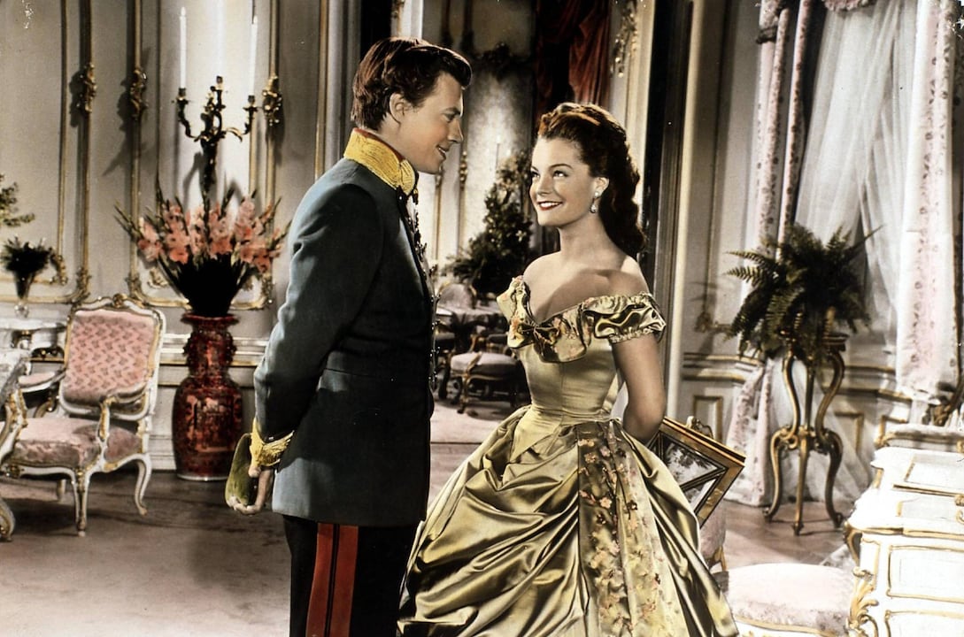 Kaiser Franz (Karlheinz Böhm), Sissi (Romy Schneider) 1956