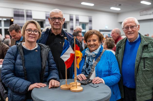 v.l. Valerie und Patrick Lecroq, Gertrud und Günter Harmeyer