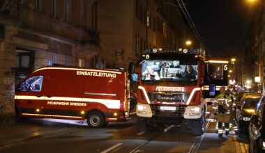 Feuerwehreinsatz auf der Görlitzer Straße - Foto: Roland Halkasch