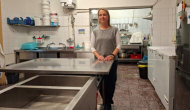 Anna Klawa in der Neustädter Suppenküche, Kamenzer Straße 27. Foto: Jakub Gawlik