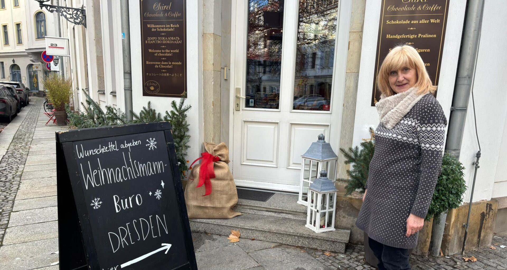 Weihnachtsmannbüro auf der Königstraße eröffnet. Foto: privat