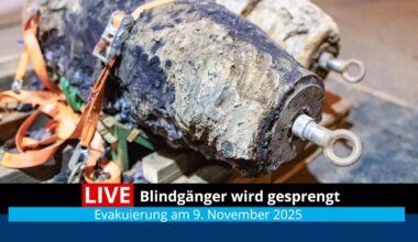 Bombe im Osnabrücker Lokviertel wird gesprengt