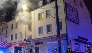 Brandserie in Essen - Feuerwehr im Dauereinsatz
