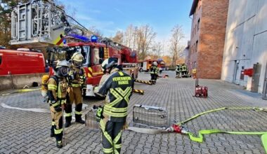 FW Voerde: Feuerwehren aus Hamminkeln, Hünxe und Voerde trainieren gemeinsam in Münster