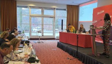 Parteitag der Brandenburger Linken in Potsdam