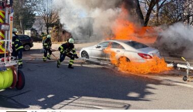 FW-M: Kehrmaschine abgebrannt (Solln) | Presseportal