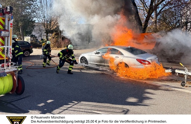 FW-M: Kehrmaschine abgebrannt (Solln) | Presseportal