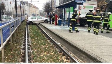 FW-M: Verkehrsunfall in der Innenstadt endet glimpflich (Neuhausen-Nymphenburg)