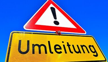 Vollsperrung der A1 zwischen Münster und Osnabrück