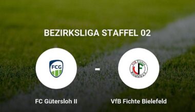 VfB Fichte Bielefeld ergibt sich dem FC Gütersloh II