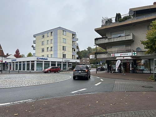 Die Dissener Innenstadt hat laut Ralf Sommermann von der IHG schon bessere Tage gesehen. - © Tobias Barrelmeyer