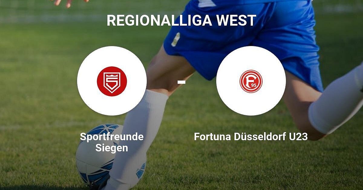 Fortuna Düsseldorf U23 kassiert gegen Sportfreunde Siegen