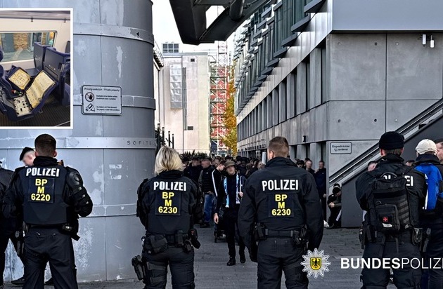 Bundespolizeidirektion München: Fußballfans ohne Ticket im ICE / Bundespolizei ...