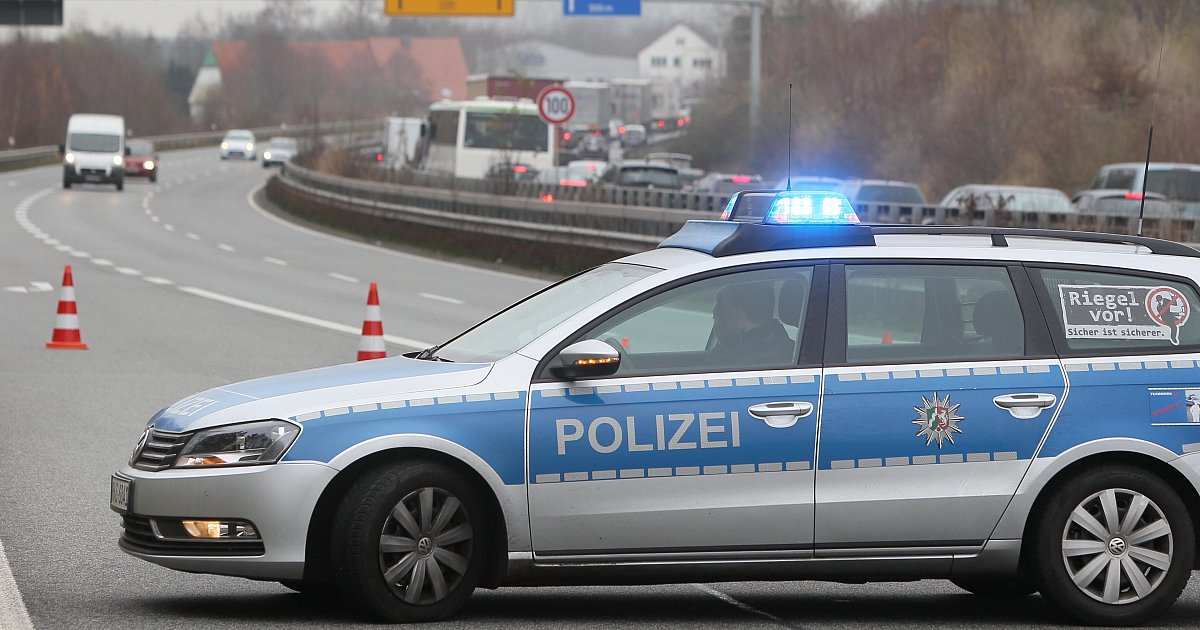 Vollsperrung auf dem Bielefelder Ostwestfalendamm in Richtung A33