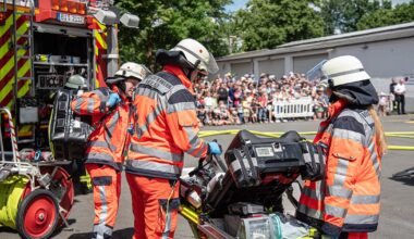 Viel Blaulicht in Bielefeld am Samstag: Feuerwehr-Großübung mit 250 Einsatzkräften
