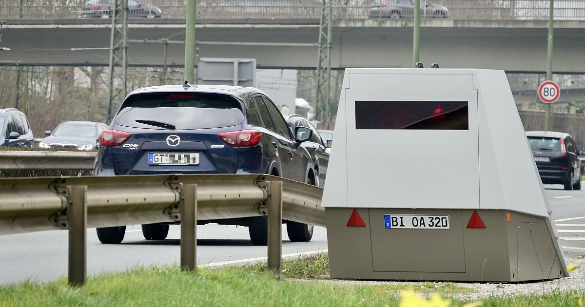 Blitzer an 39 Straßen in Bielefeld: Hier stehen sie aktuell