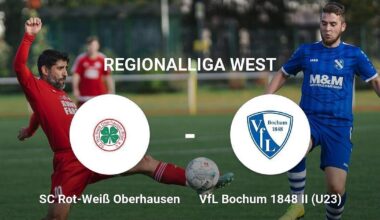 SC Rot-Weiß Oberhausen setzt sich knapp durch gegen VfL Bochum 1848 II (U23)
