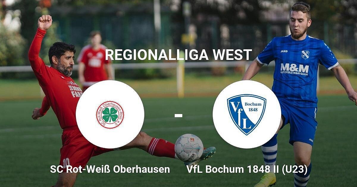 SC Rot-Weiß Oberhausen setzt sich knapp durch gegen VfL Bochum 1848 II (U23)