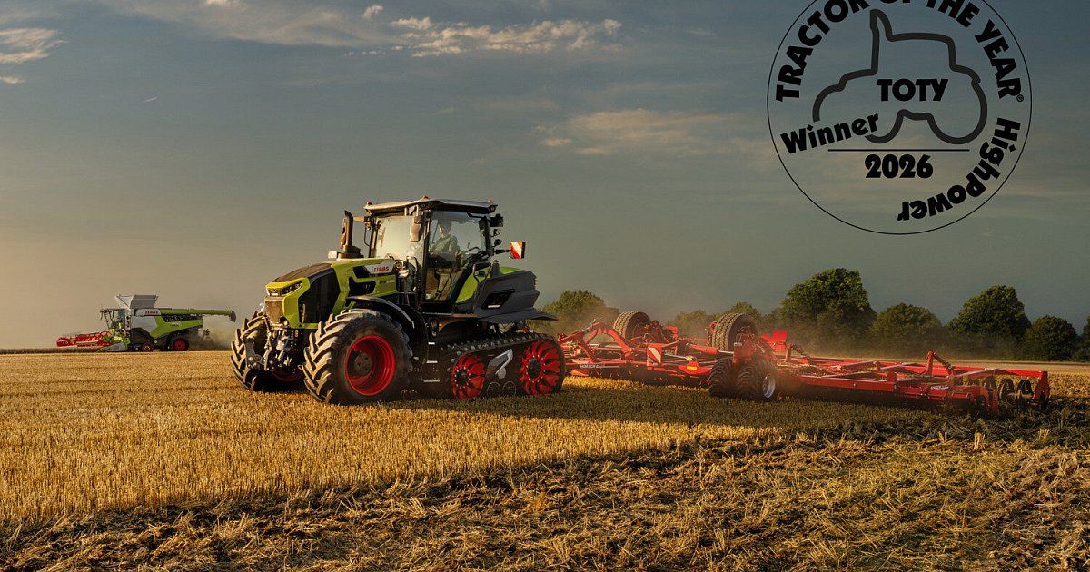 Unternehmen Claas aus dem Kreis Gütersloh gewinnt Preis für neuen Traktor - Neue Westfälische