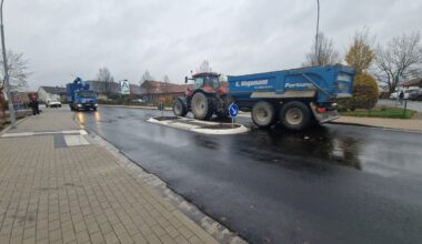 Sperrung beendet: Freie Fahrt zwischen neuem und altem Aldi in Halle | Haller Kreisblatt