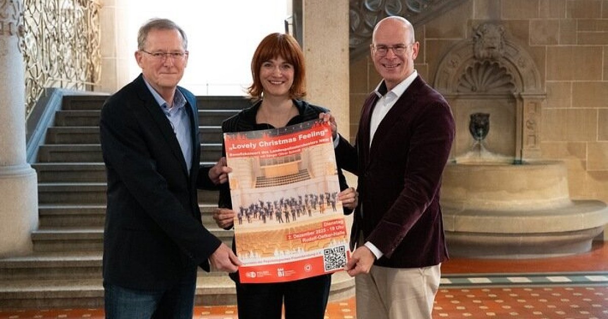 "Lovely Christmas Feeling" - Benefizkonzert von Stadt, Bühnen und Orchester und Polizei Bielefeld am 2. Dezember 2025 zugunsten des Vereins Psychologische Frauenberatung e.V.