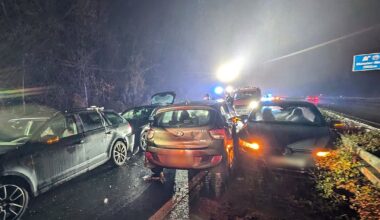 Massenkarambolage auf der A1 bei Münster - neun Verletzte | NRW