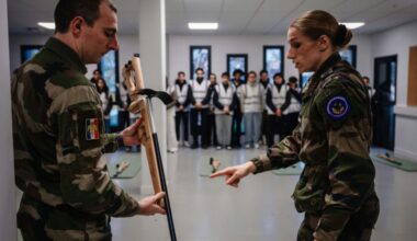Verteidigungstag an französischer Schule