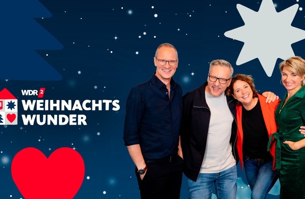 Zusammen feiern. Zusammen spenden. Das WDR 2 Weihnachtswunder in Essen.