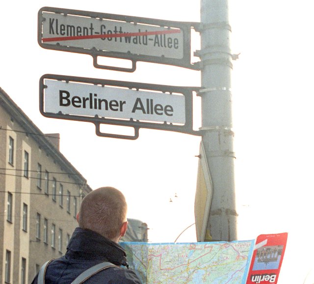 Nach der Wende wurden in Ostberlin zahlreiche Straßen umbenannt.