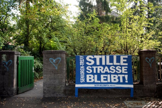 Schon vor 13 Jahren wurde die Begegnungsstätte Stille Straße erstmals besetzt.