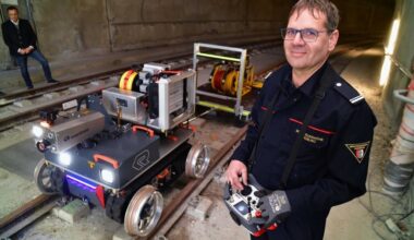 Löschroboter für den Augsburger Bahnhofstunnel ist erster seiner Art