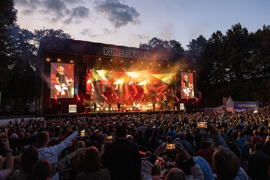 KunstRasen Bonn kündigt drei Top-Bands an nur einem Abend an