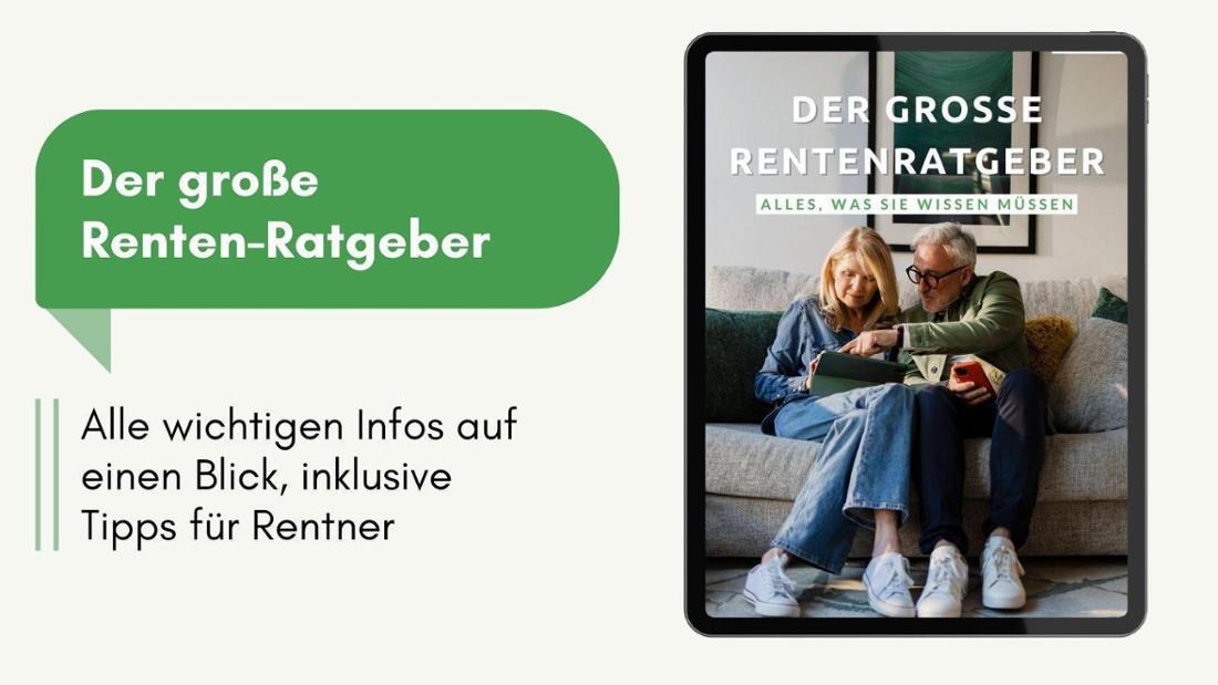 Laden Sie sich den Renten-Ratgeber kostenlos als PDF herunter.