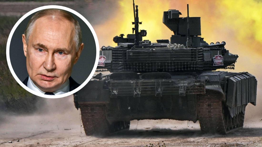 Russland-Autokrat Wladimir Putin lässt offenbar immer mehr T-90-Panzer bauen.