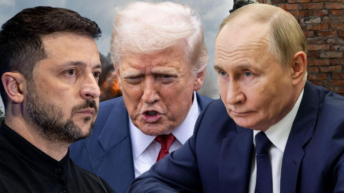Lage im Ukraine-Krieg: Trump will mit Putin und Selenskyj persönlich verhandeln. 