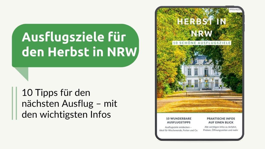 Das Titelbild des PDFs Ausflugsziele im Herbst in NRW (Montage)