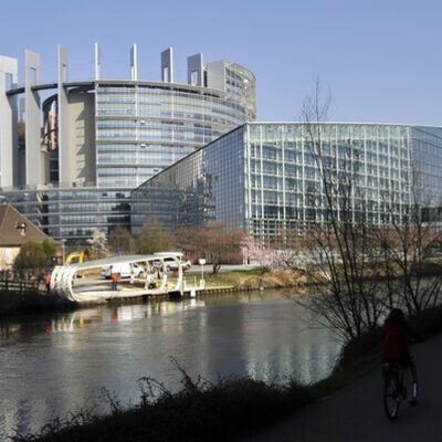 Boat landing stage construction site