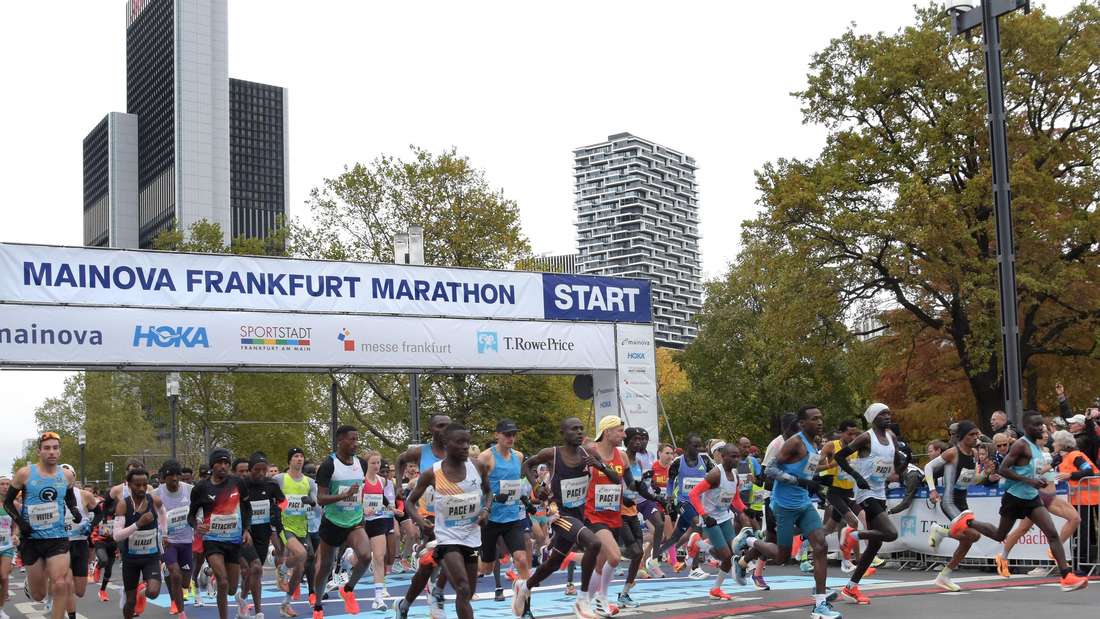 Der Mainova Frankfurt Marathon am 26. Oktober startete bei kühlen Temperaturen und viel Wind. 