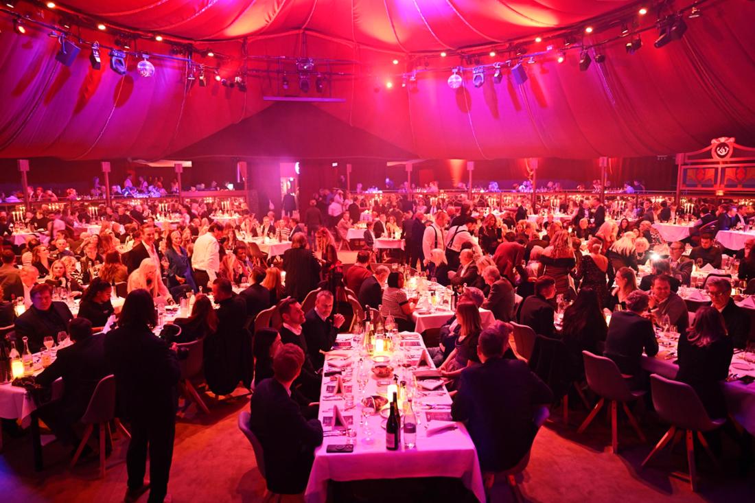 Edles Ambiente: das Hullis-Zelt.