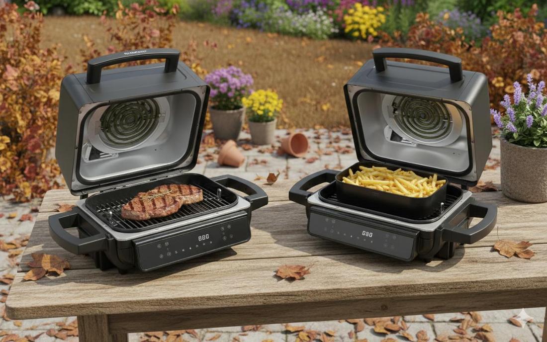 SILVERCREST® KITCHEN TOOLS Heißluftfritteuse mit Grill- und Räucherfunktion »SHLFS 2200 A1«,