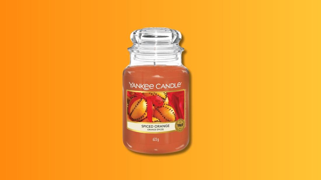 Yankee Candle Duftkerze im Glas (groß) | Spiced Orange