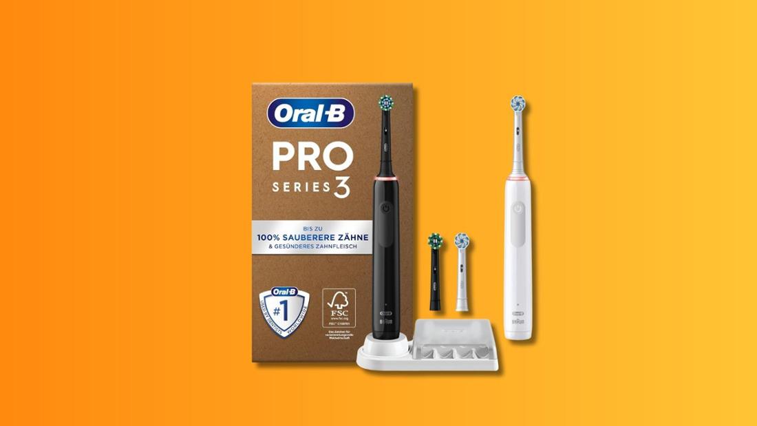 
Oral-B Pro Series 3 elektrische Zahnbürste im Doppelpack 